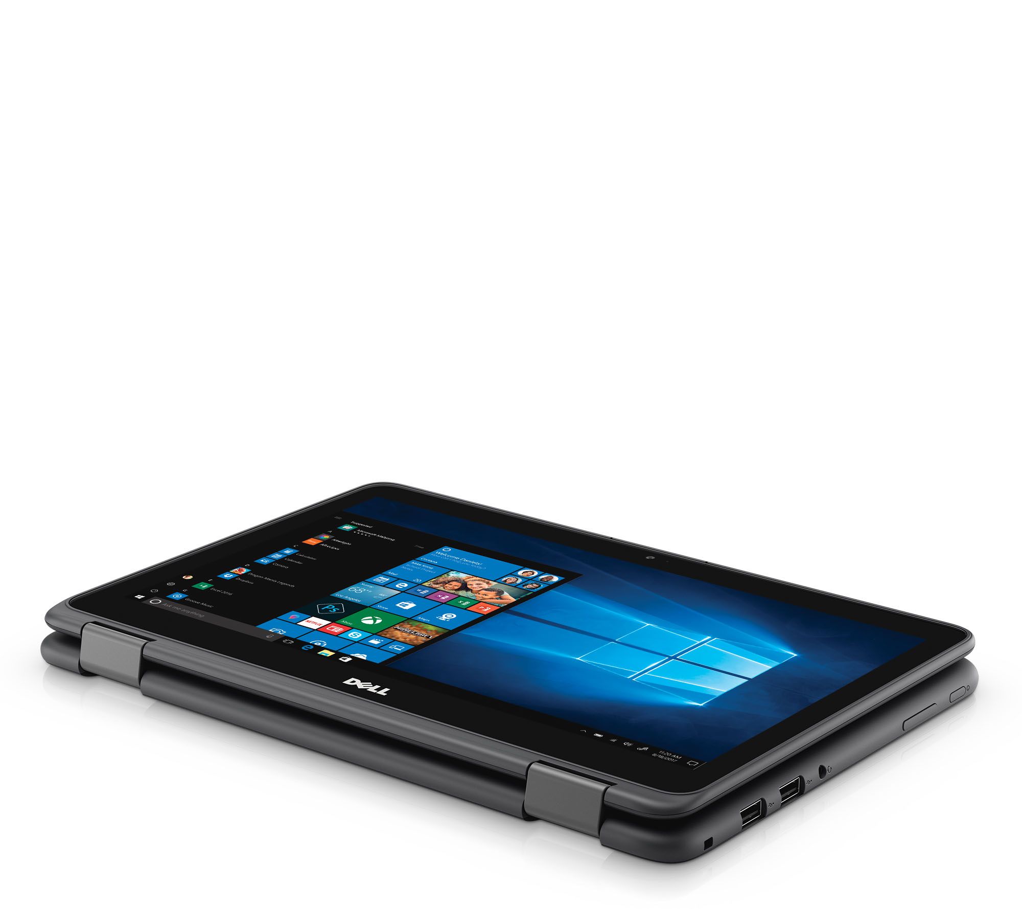 (QVC) QVC 2 Dell 11" Touch 2in1 Laptop AMD A9 4GB RAM 500GB HDD and