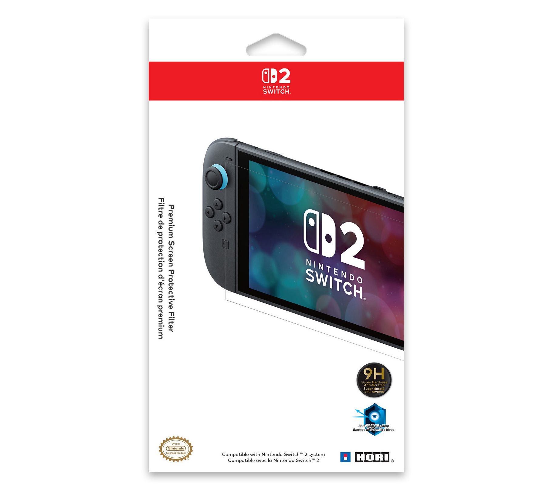 HORI Premium Screen Protective Filter - Nintendo Switch 2