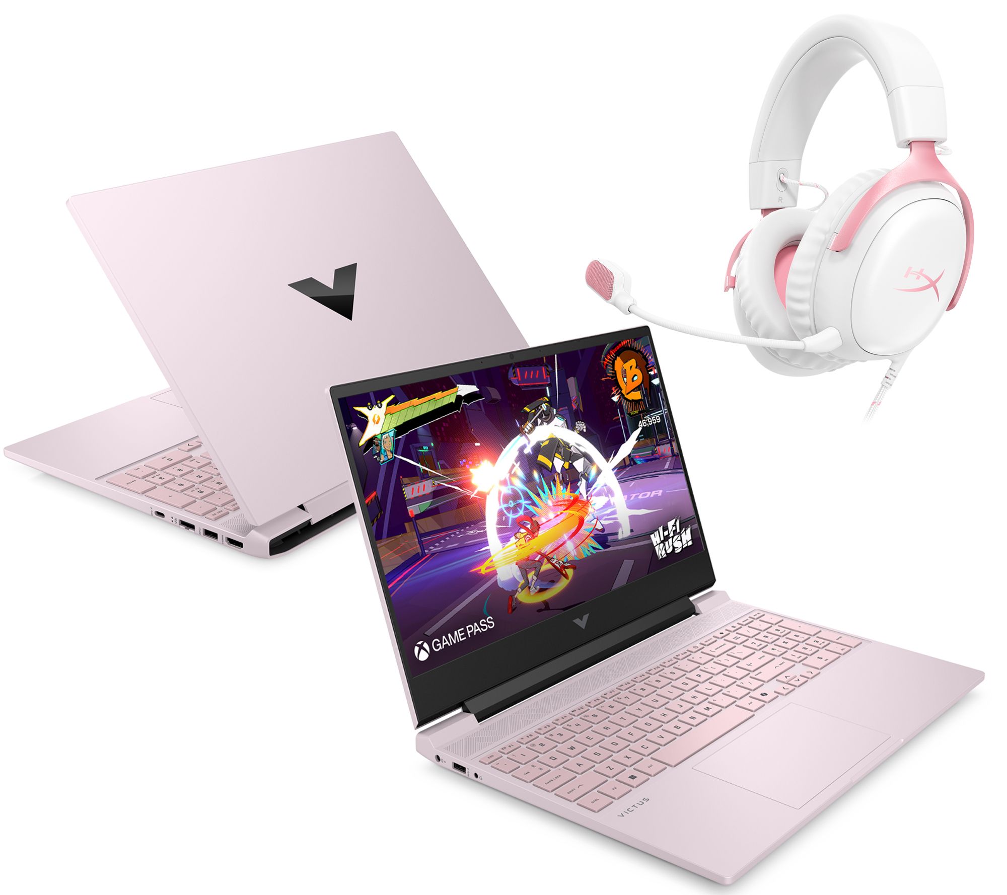 HP Victus 15.6" Intel 8GB RAM 512GB SSD Gaming Laptop W/ Headset