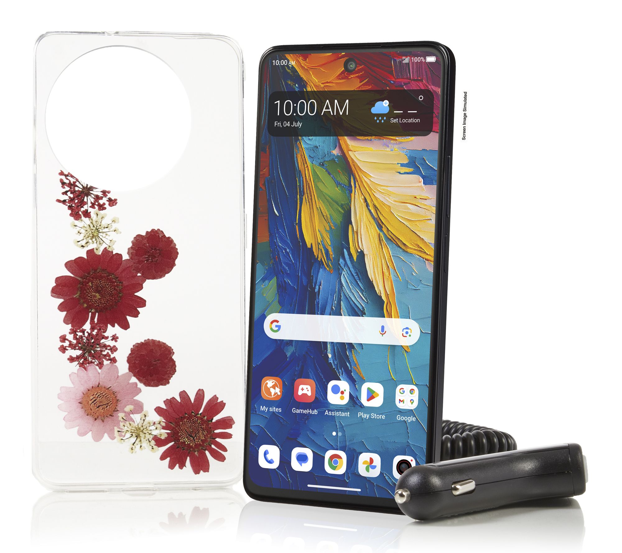 Tracfone TCL Alcatel 50XL 5G 1500 Min/Text 1.5GB 1 Year w/ accessories