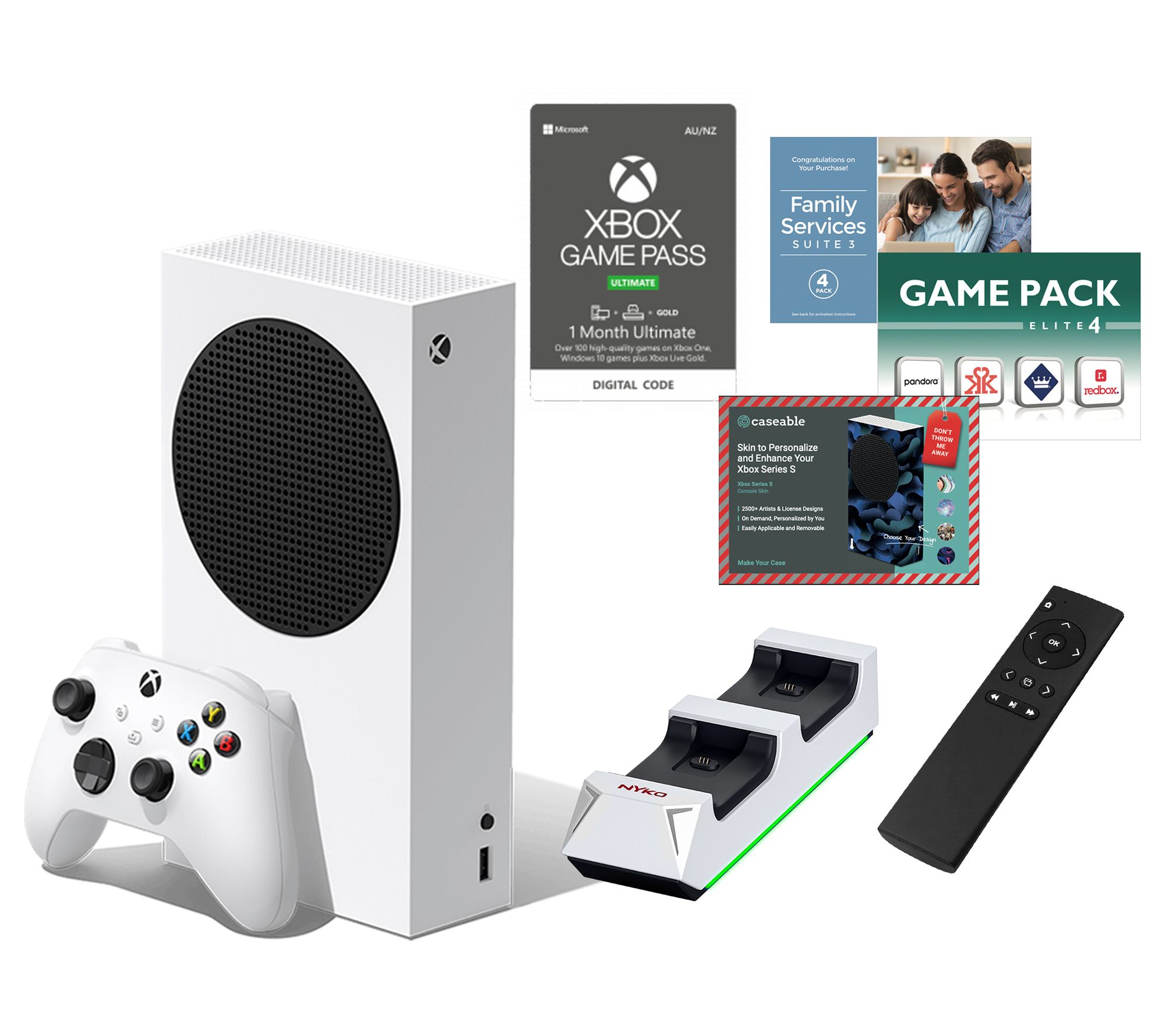 Xbox Series S w/ Gamepass, Dual Charger, and Ac cessories - QVC.com
