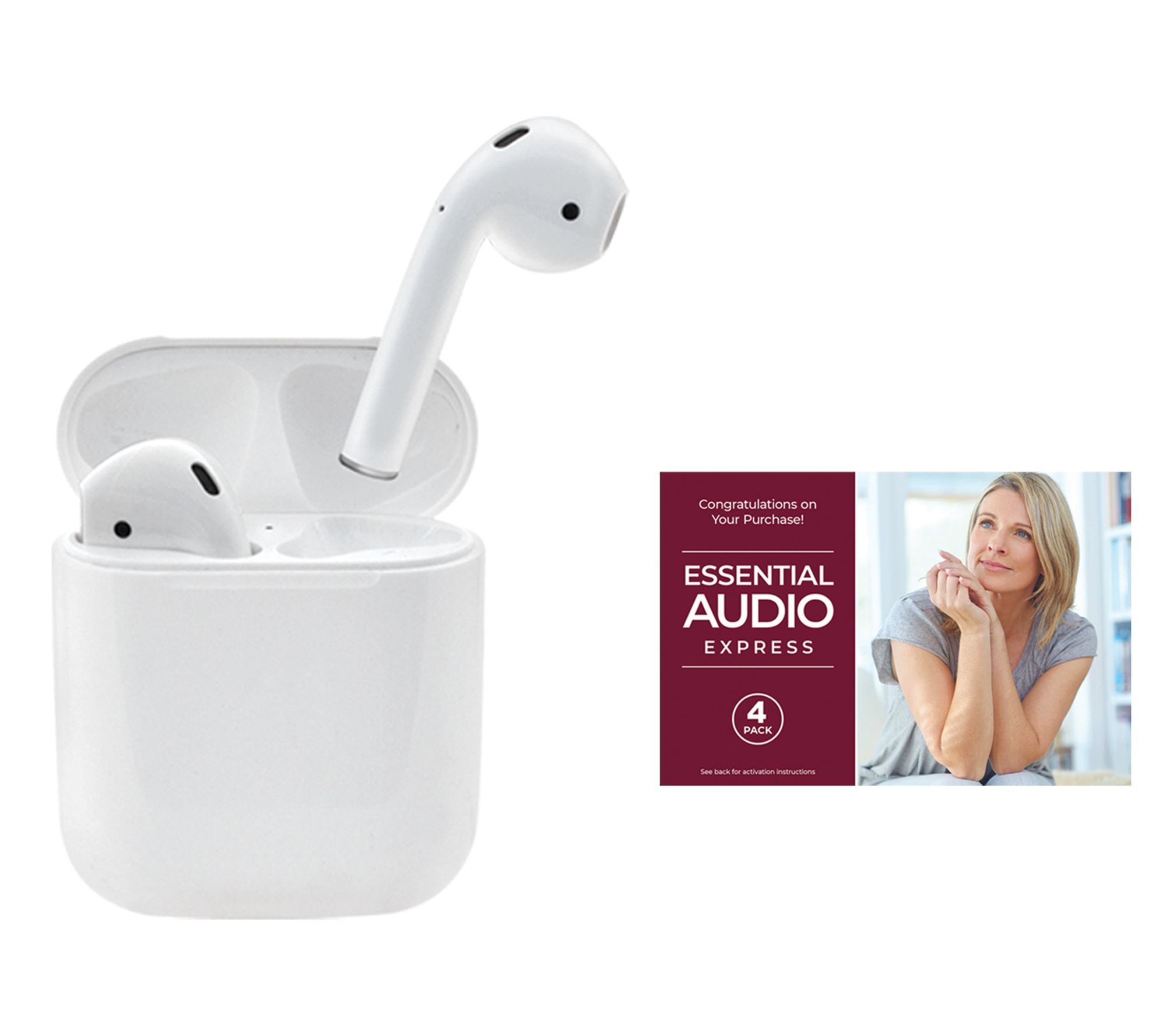 Apple AirPods 2nd Gen with Wireless Charging Case - QVC.com