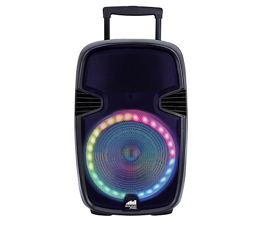 Naxa Portable 15" Bluetooth Party Speaker w/ Multi-Color Disco