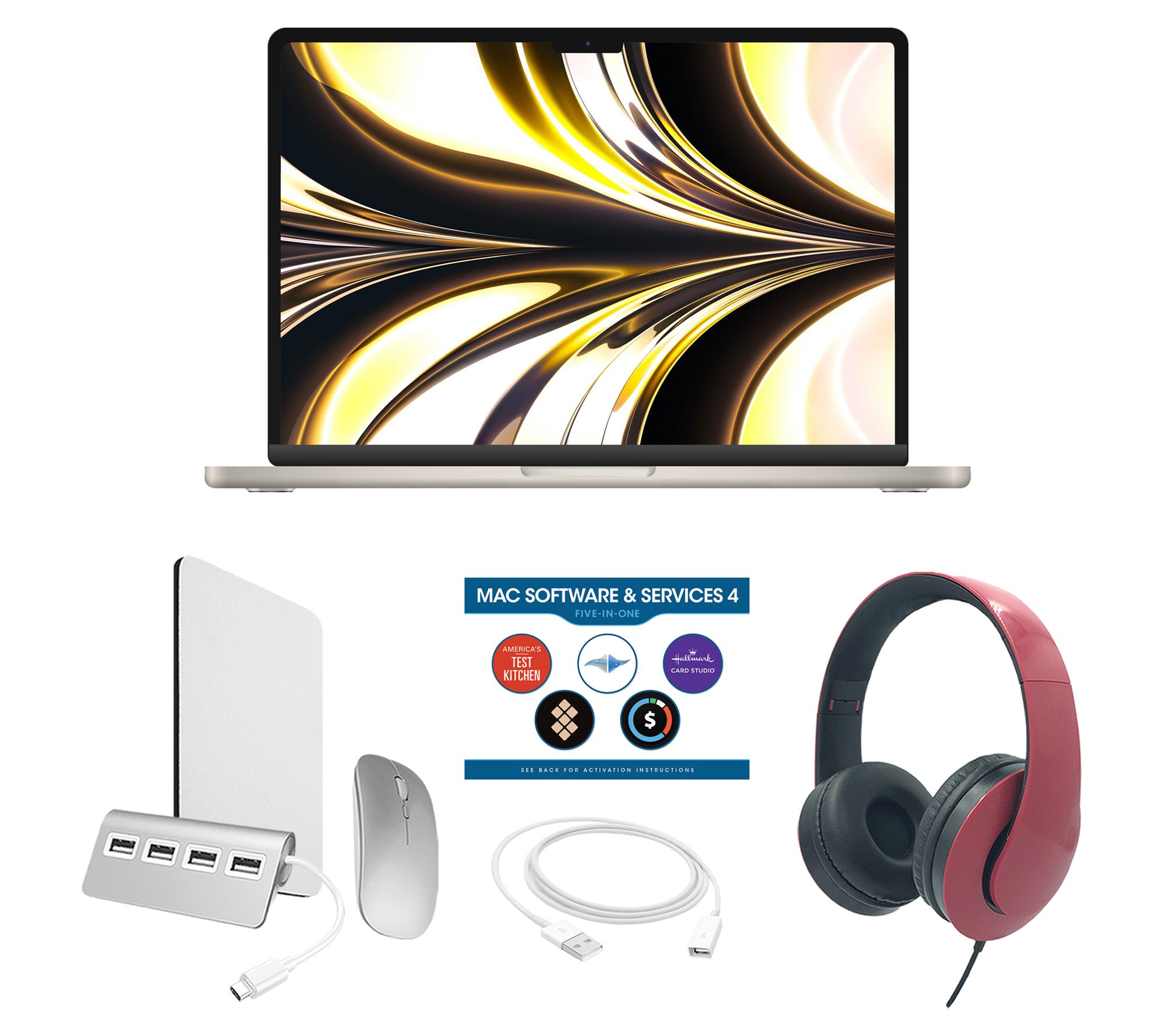 Apple MacBook Air 13" Laptop M2 512GB with Voucher and Accessories
