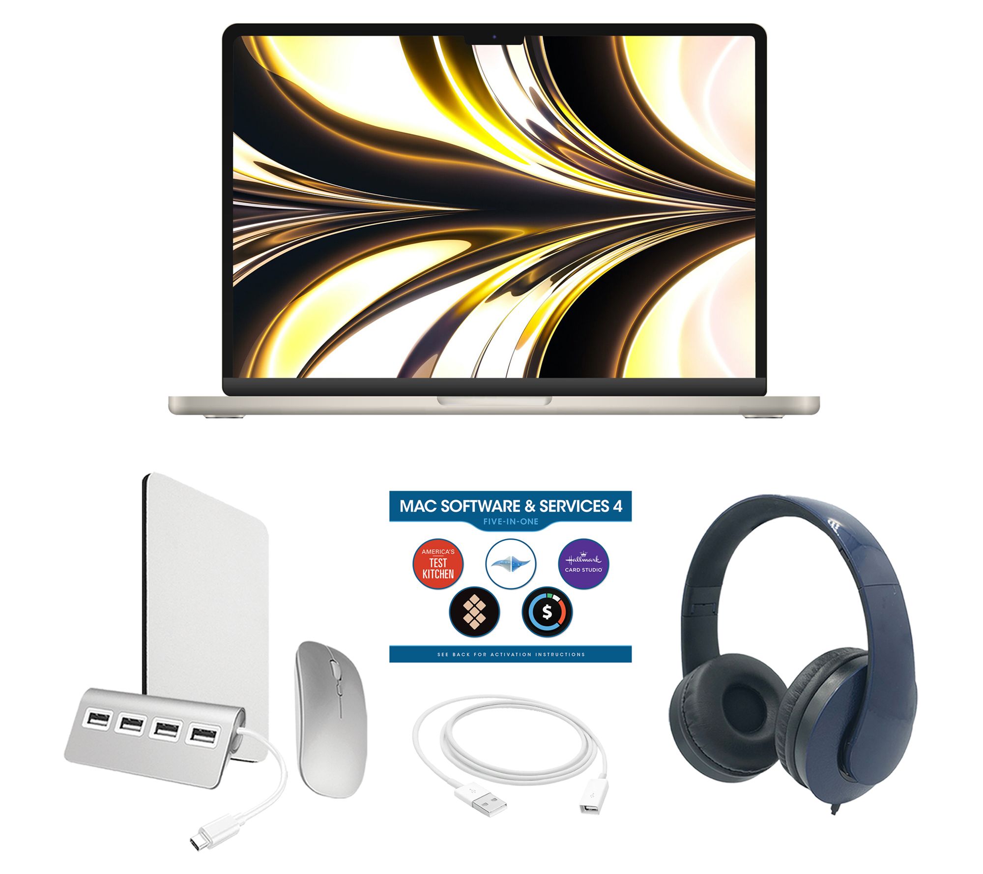 Apple MacBook Air 13" Laptop M2 512GB with Voucher and Accessories
