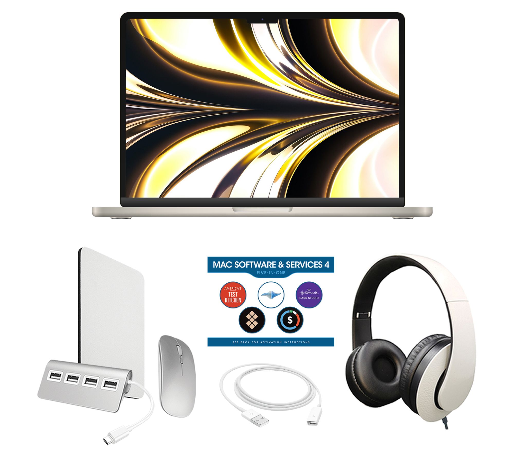 Apple MacBook Air 13" Laptop M2 512GB with Voucher and Accessories
