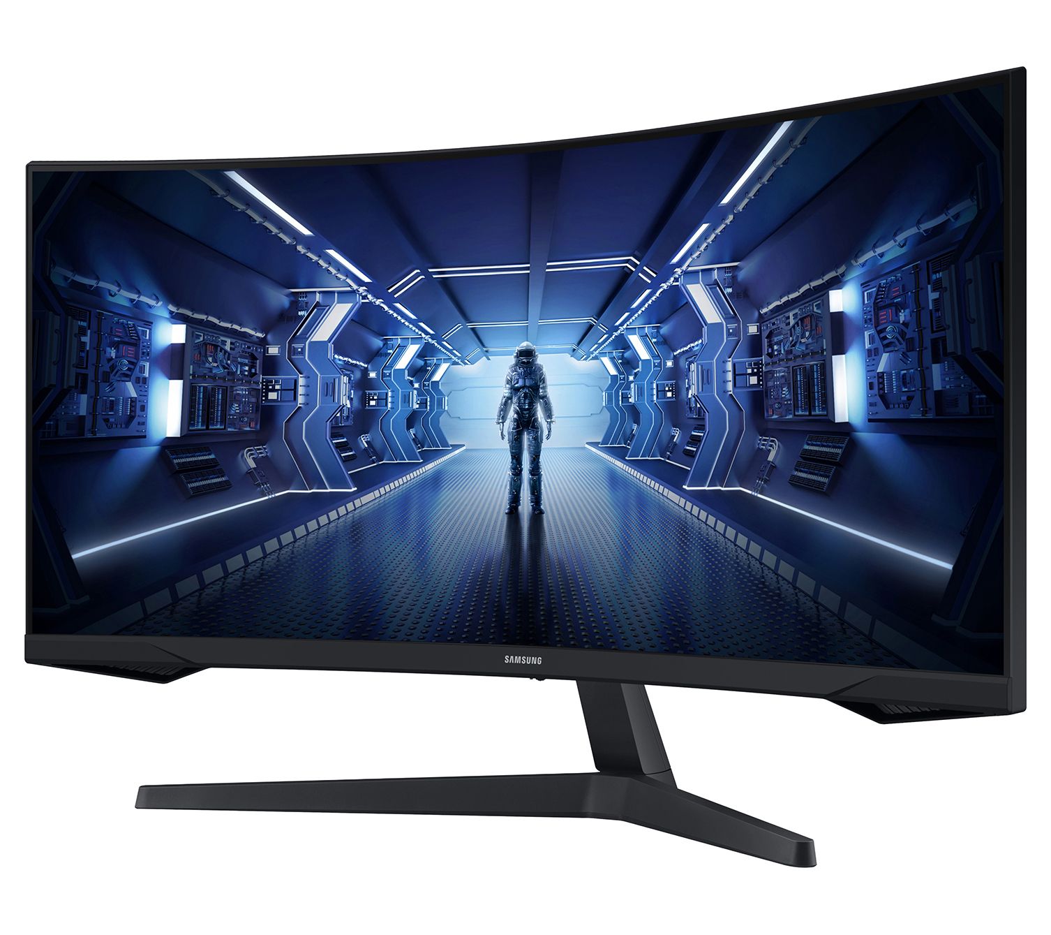 Samsung 34" Odyssey G5 Curved QHD FreeSync Gami ng Monitor