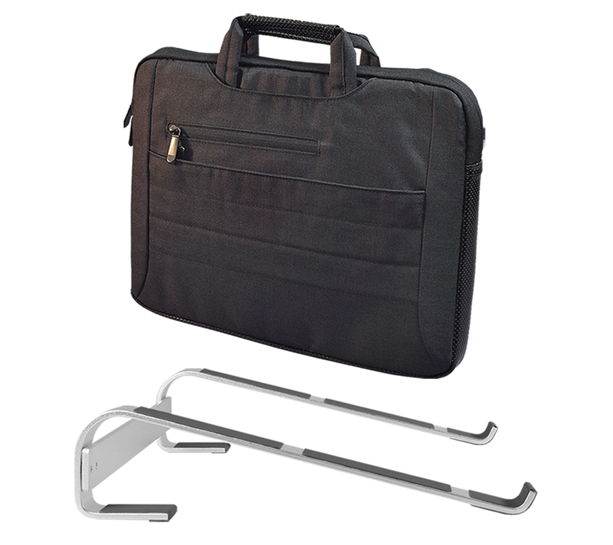 Digital Basics 2-in-1 Business Carrier w/ Laptop Stand for 17" Laptop