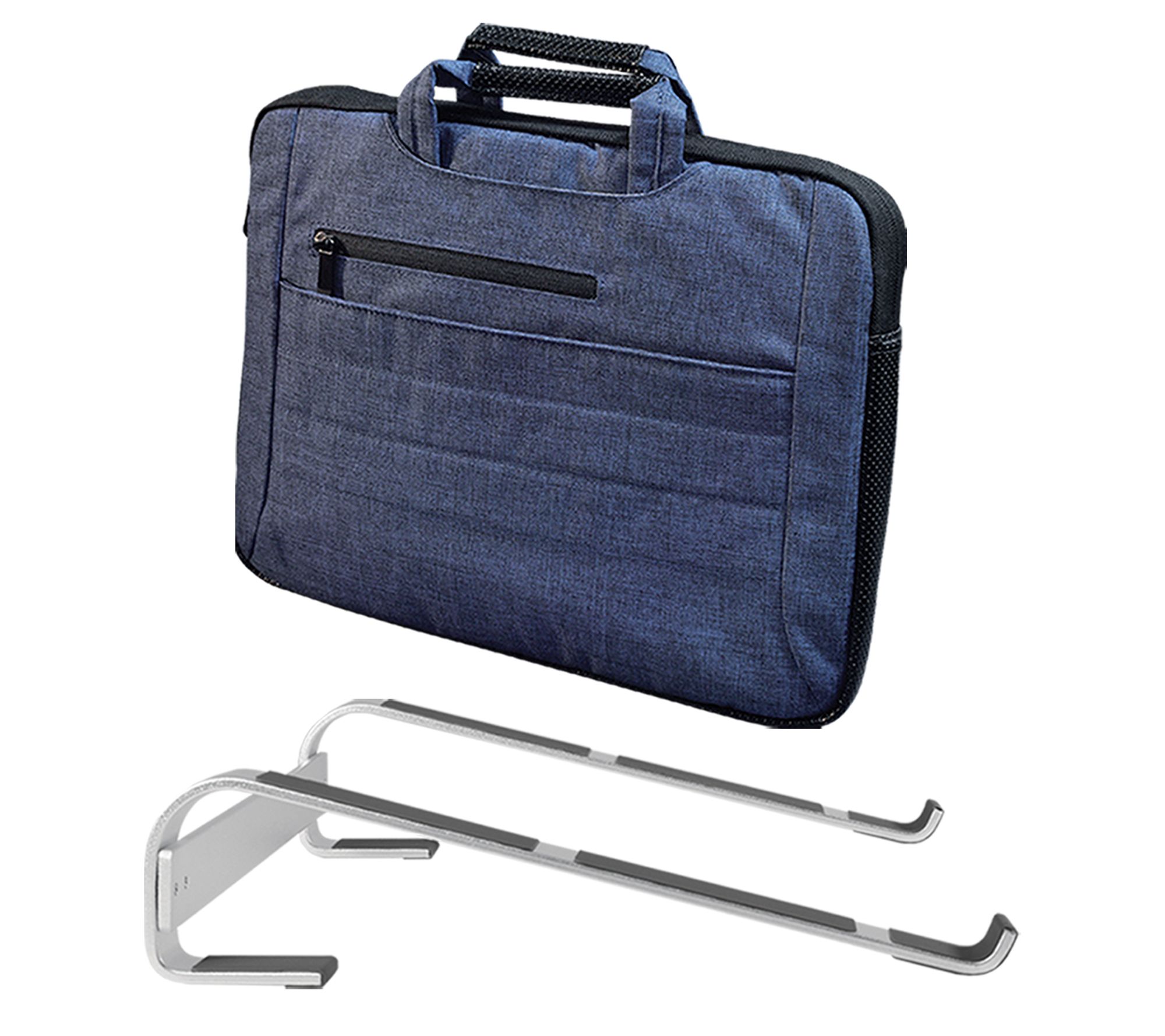 Digital Basics 2-in-1 Business Carrier w/ Laptop Stand for 17" Laptop