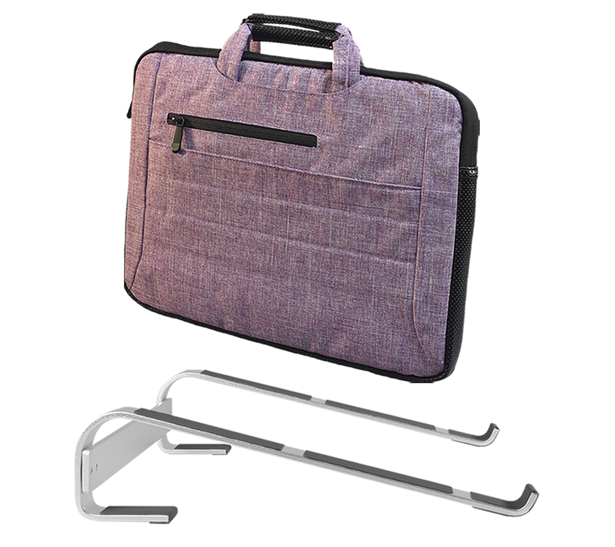 Digital Basics 2-in-1 Business Carrier w/ Laptop Stand for 17" Laptop
