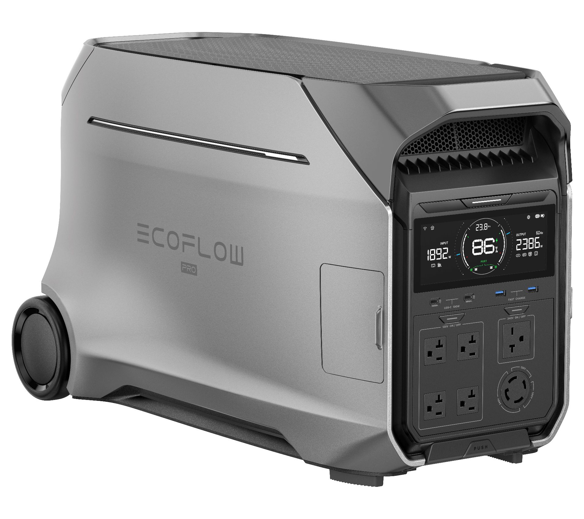Ecoflow DELTA Pro 3 4096Wh Power Station with 160W Solar Panel