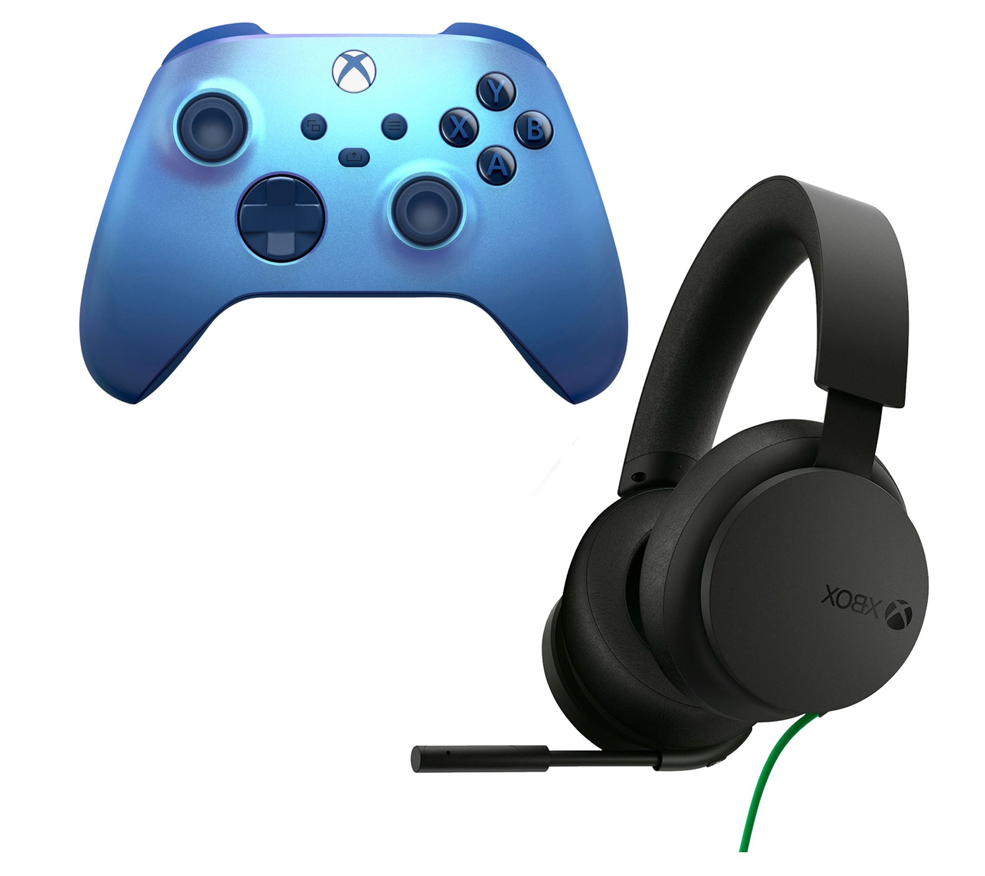Xbox Wireless Controller w/ Xbox Stereo Headset 