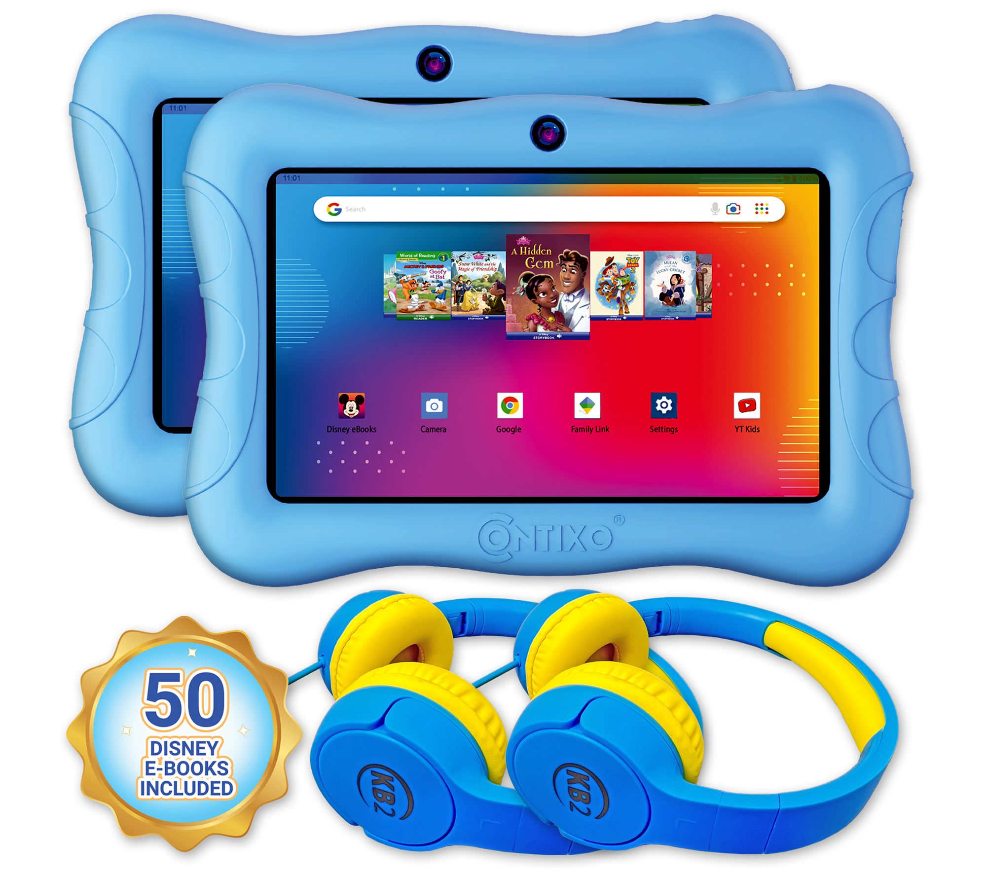 Contixo V9 7" 32GB Kids Tablet with Set of 2 Hedphones
