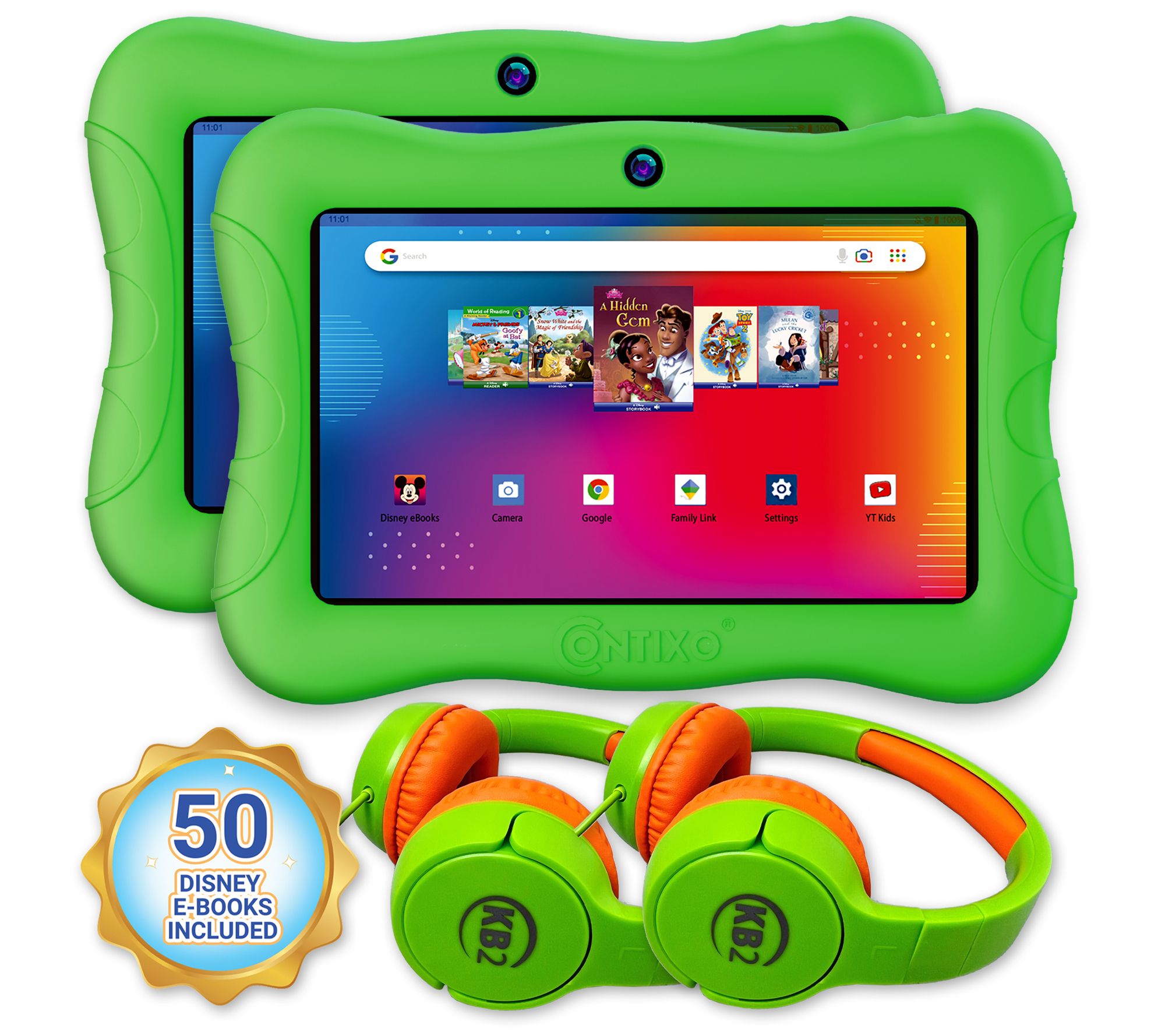 Contixo V9 7" 32GB Kids Tablet with Set of 2 Hedphones