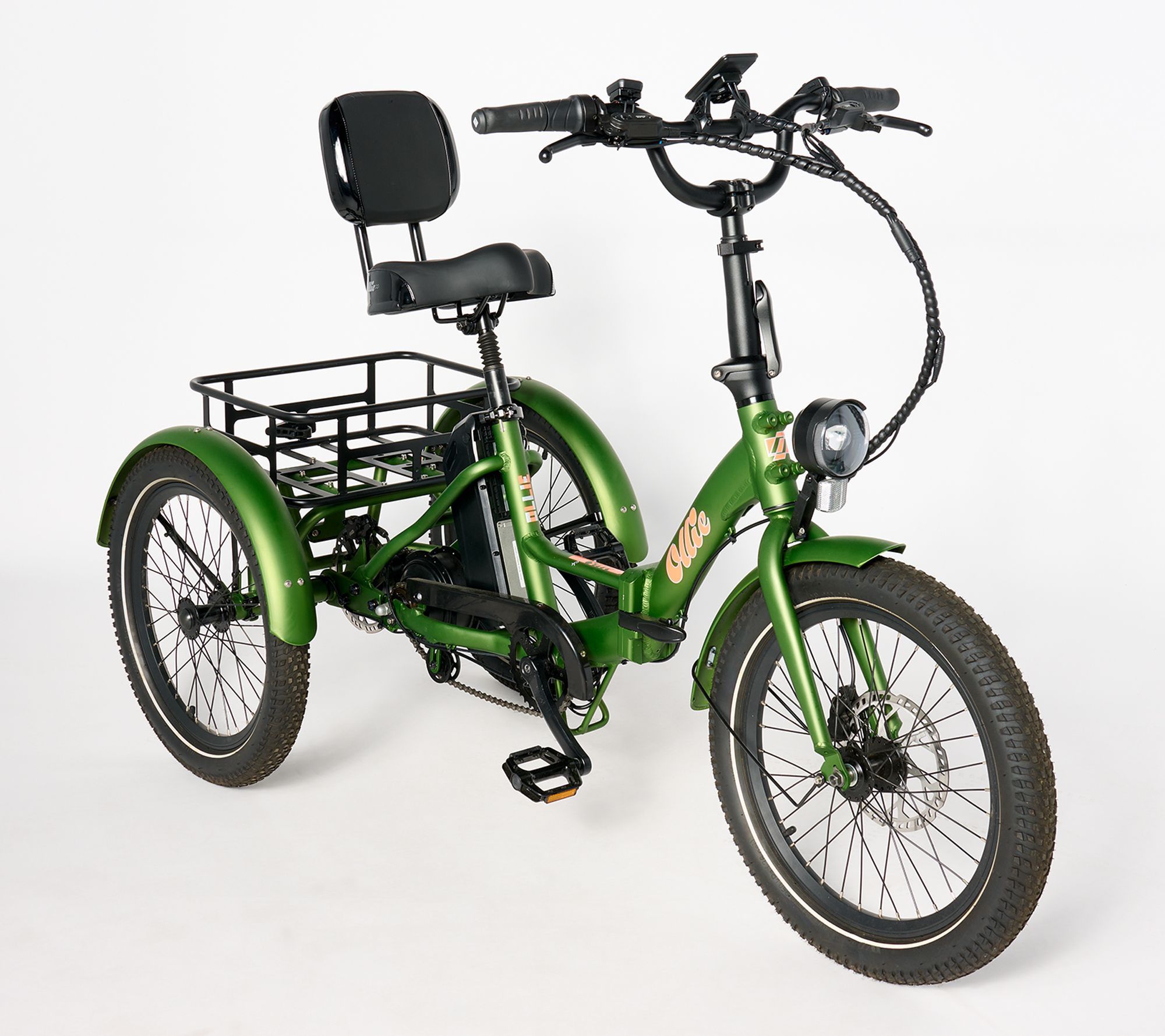 ollie Leo Electric Trike with 500W Motor & 20MPH Speed w/ Accessories ...