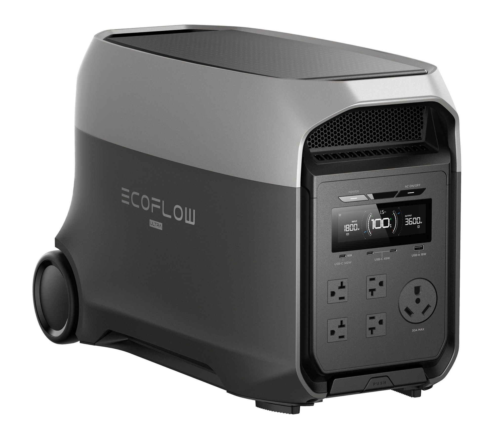 EcoFlow Delta 3 Ultra 3,072Wh Power Station with 160W Solar Panel
