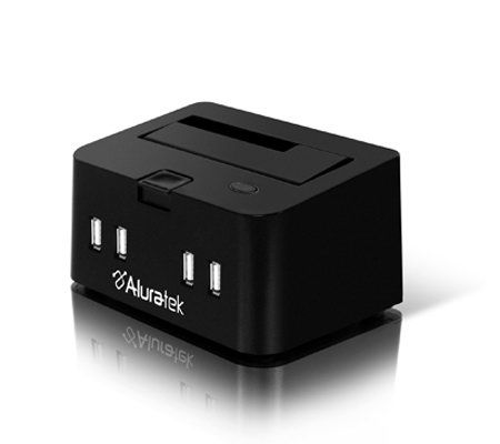 Aluratek AHDDS100F eSATA USB 2.0 SATA HD Docking Enclosure Hub