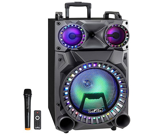 beFree Sound Rechargeable 12"  Bluetooth Portable Party