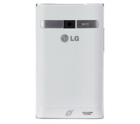 LG Optimus Tracfone White w/ 1200 Mins, Texts, Data & Accessories - QVC.com