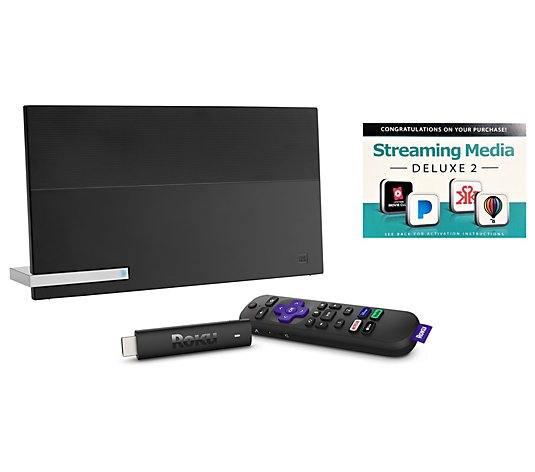 Roku Streaming Stick 4K+ & One For All Antenna