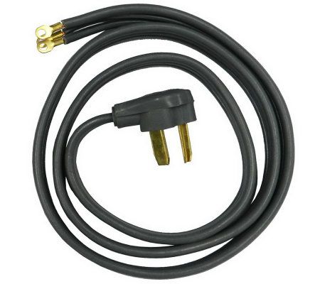 6'ft. Universal Dryer Power Cord for 3 or 4 Prong Outlets — QVC.com