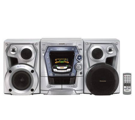 Panasonic SC-AK500 300 Watt Mini System with 5-CD Changer — QVC.com