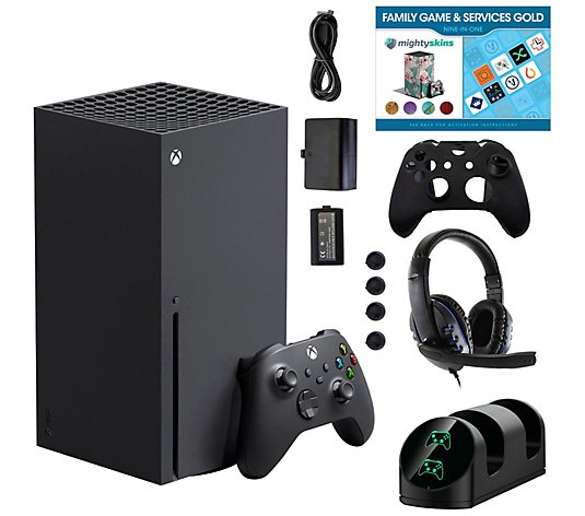 Afscheid rijk Wiskundige Xbox Series X 1TB Console w/ Accessories Kit & Mega Voucher - QVC.com