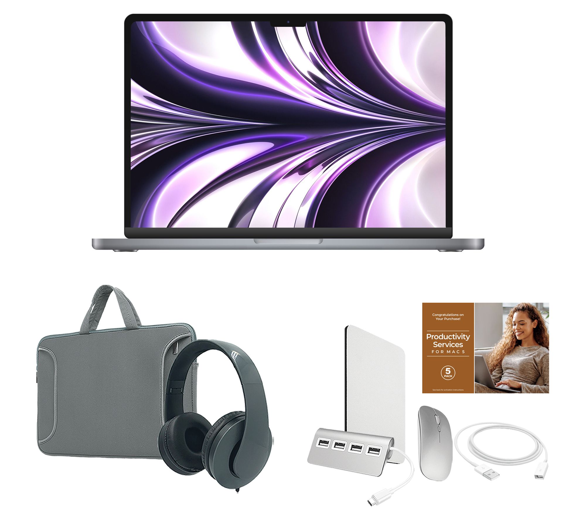 Apple MacBook Air 15" Laptop, M3 256GB SSD 8GB RAM, 8-Core CPU