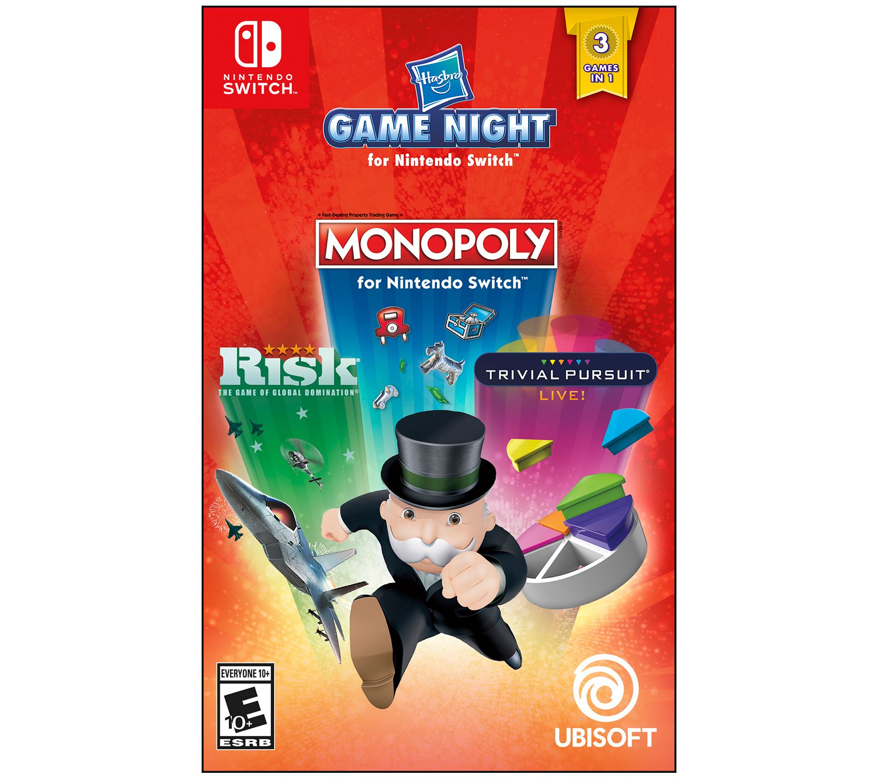 Monopoly, Risk & Trival Pursuit Game forNintendo Switch -