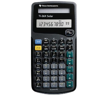 Texas Instrument Ti36x Scientific Solar Poweredcalculator - Qvc.com