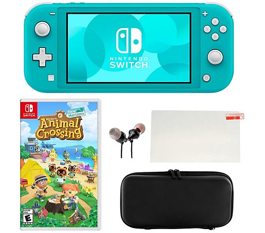 Nintendo Switch Lite with Animal Crossing & Accessories
