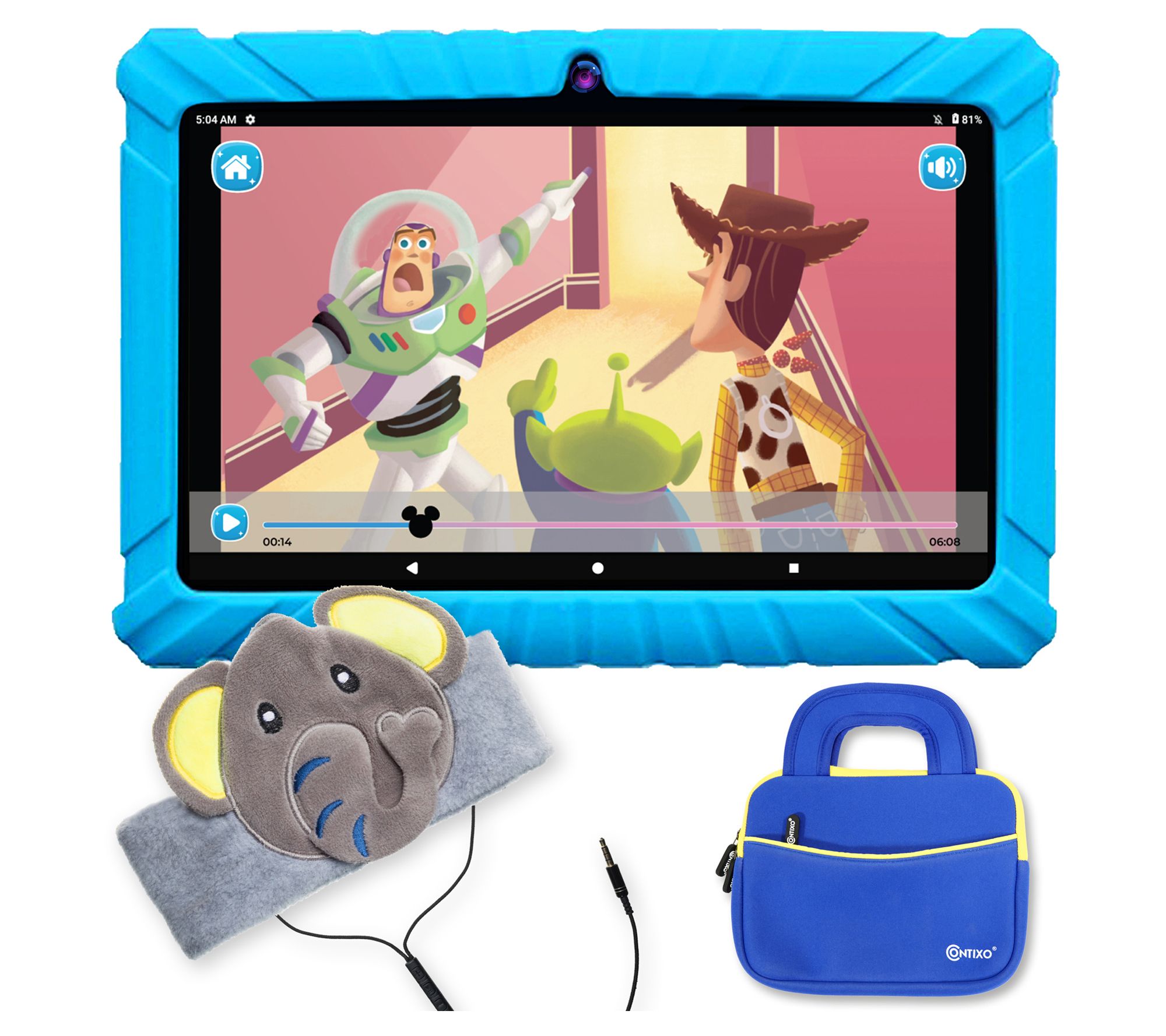 Contixo 7" V8 Kids Tablet 32GB Bundle