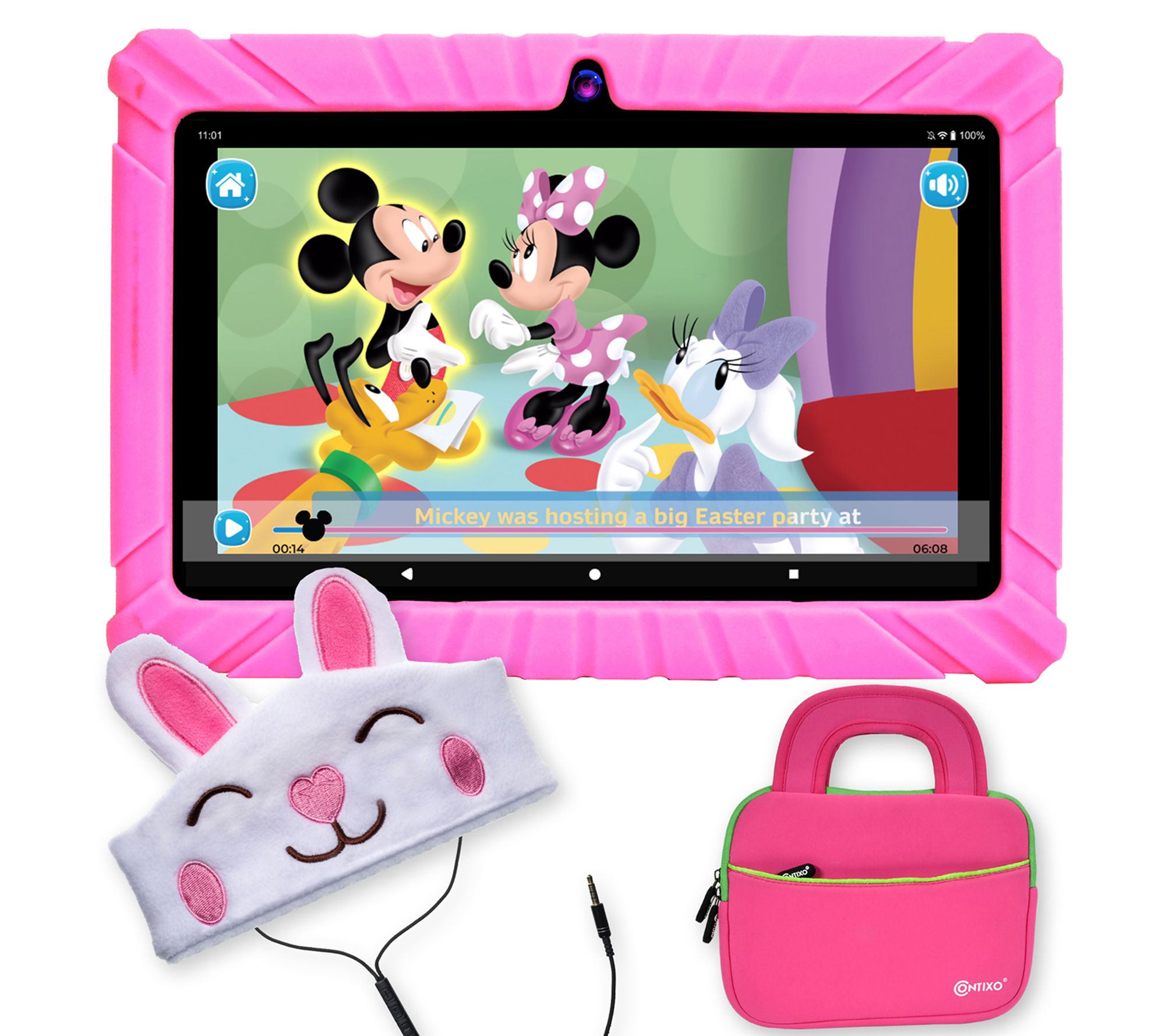 Contixo 7" V8 Kids Tablet 32GB Bundle