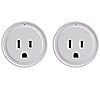 Energizer Set of 2 Smart Wi-Fi Plugs 15amps with Voice Control, 2 of 3
