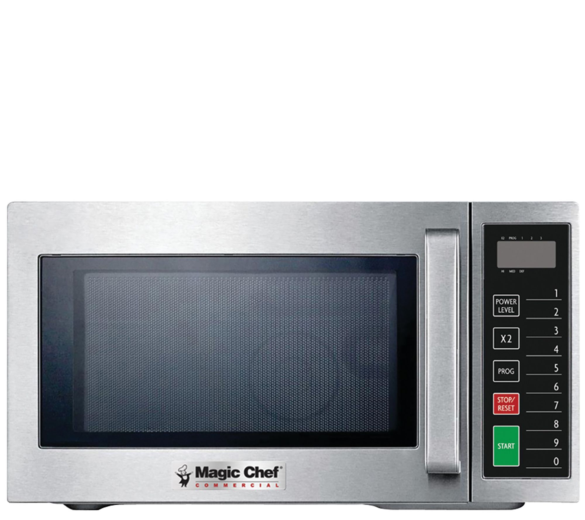 COMMERCIAL CHEF 1.6 Cubic Foot Microwave with 10 Power Levels