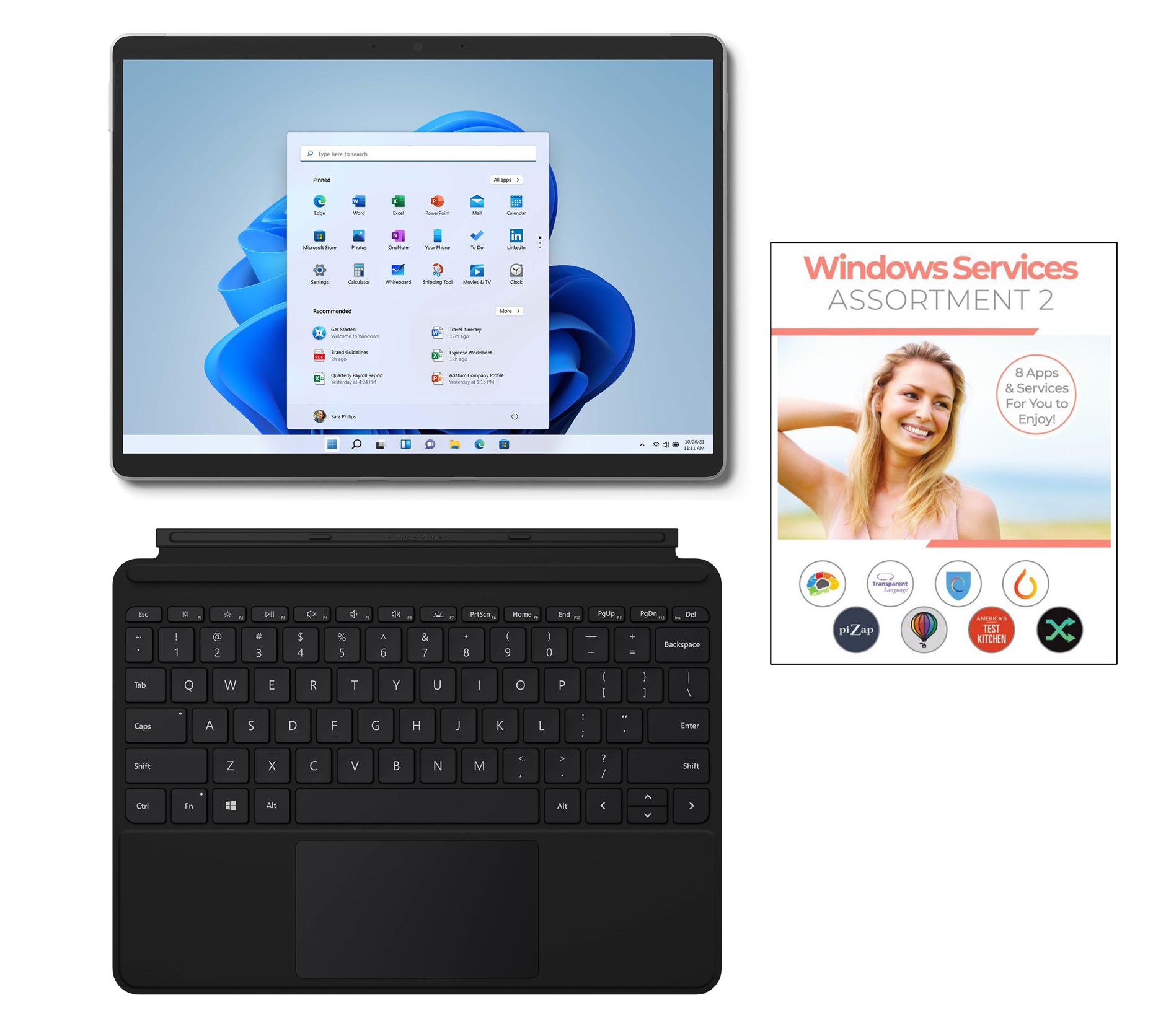 Surface Go 3 LTE i3 128GB Storage with Keyboard and Office Option