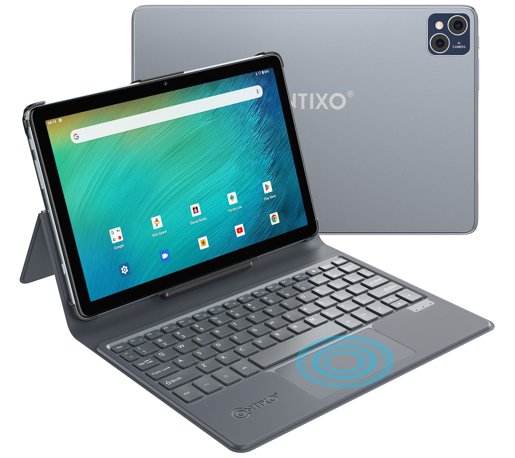 Contixo A1 10" 128GB Android Tablet w/ DockingKeyboard