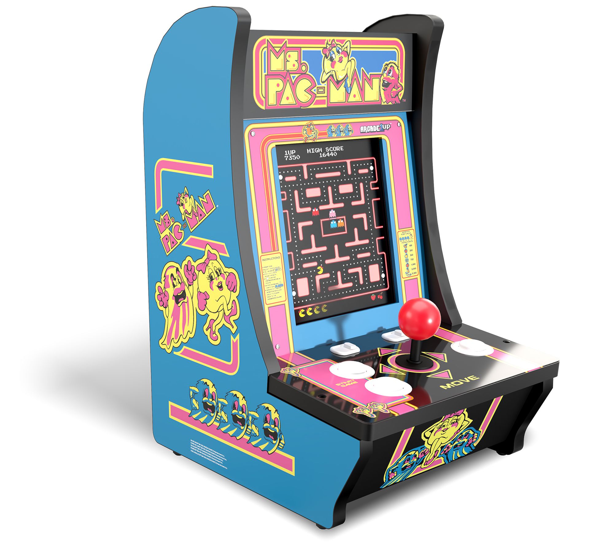 Arcade1Up Ms. Pac-Man Countercade (5 Games) - QVC.com