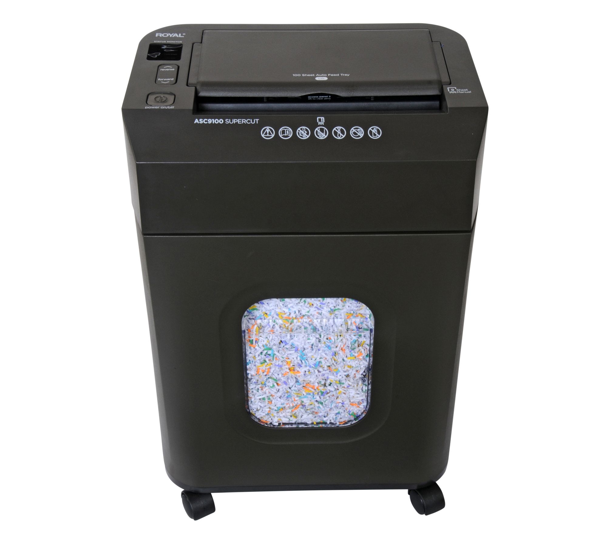 Royal ASC9100 100-Sheet Supercut Autofeed Shredder