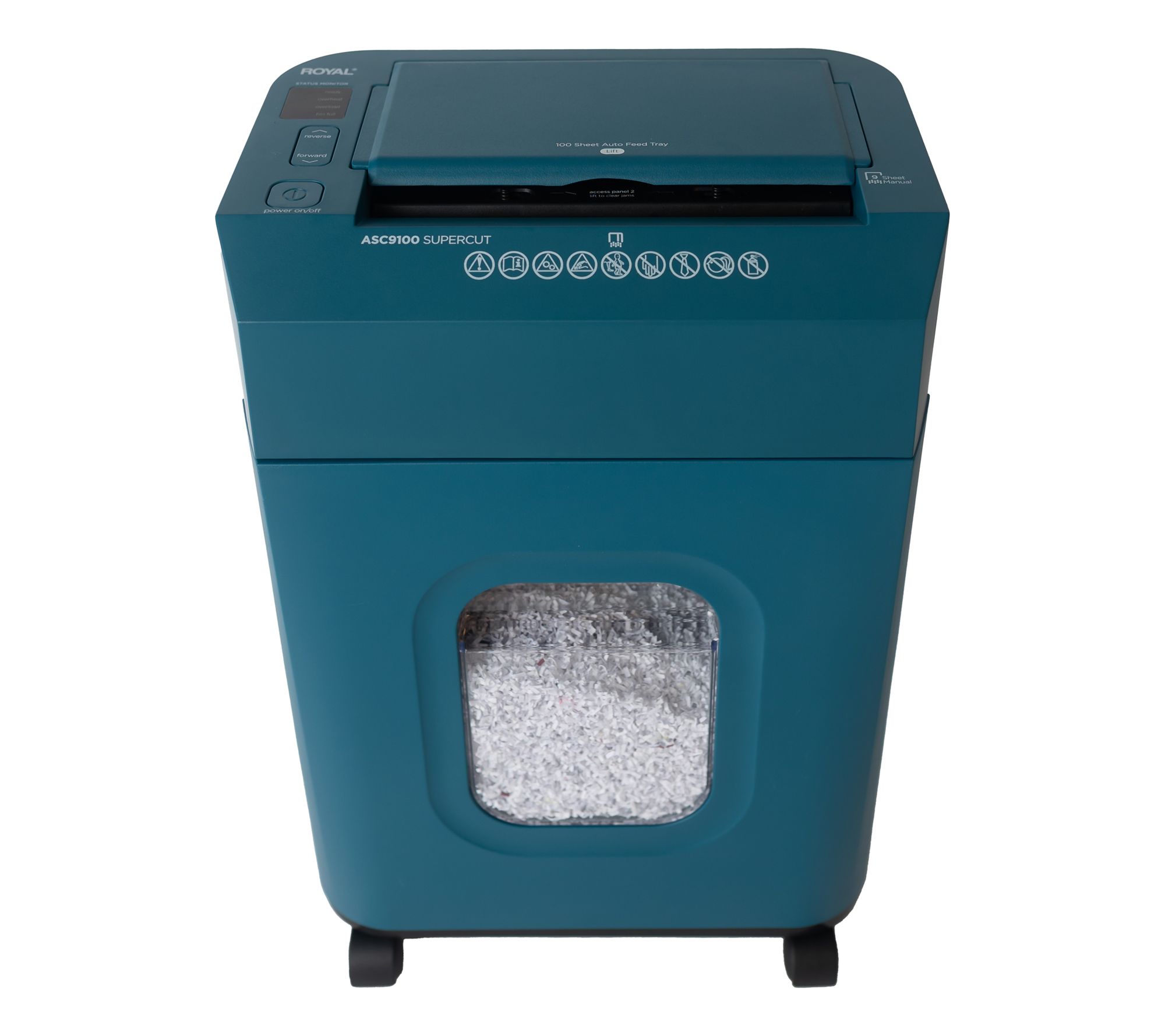 Royal ASC9100 100-Sheet Supercut Autofeed Shredder