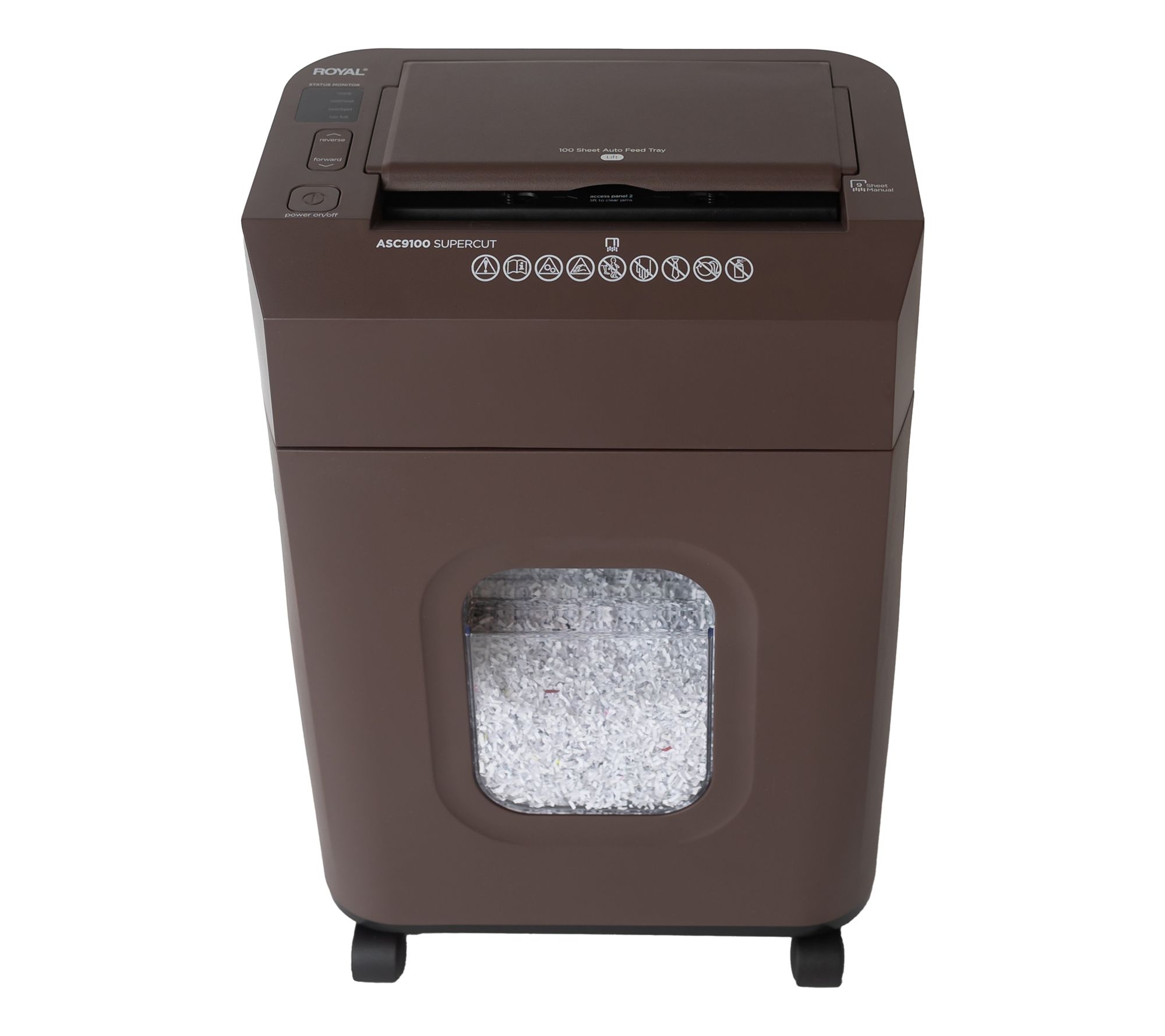 Royal ASC9100 100-Sheet Supercut Autofeed Shredder