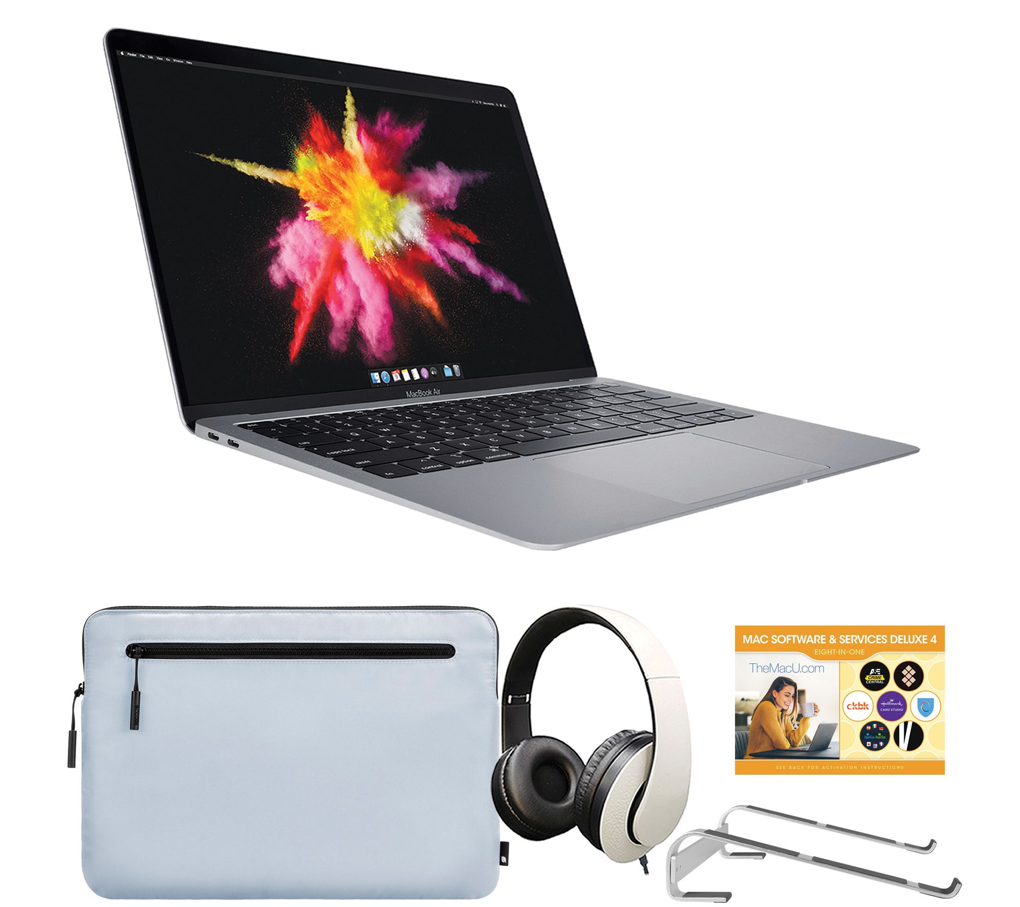 Apple Macbook 13" Air M1 256GB with Incase Sleeve, Accs & Voucher