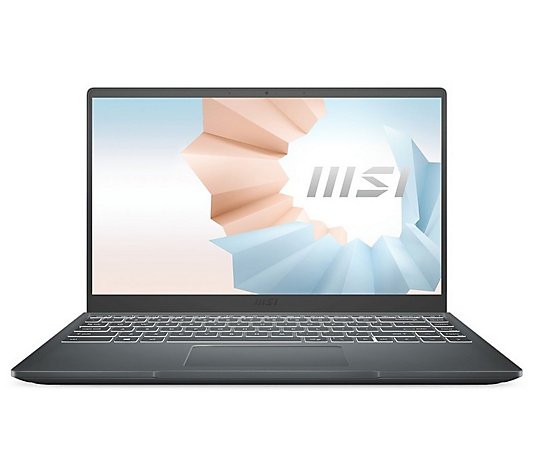 MSI Modern 15 A5M 071 15.6 Thin Light Laptop Ryzen 5 8GB 256G