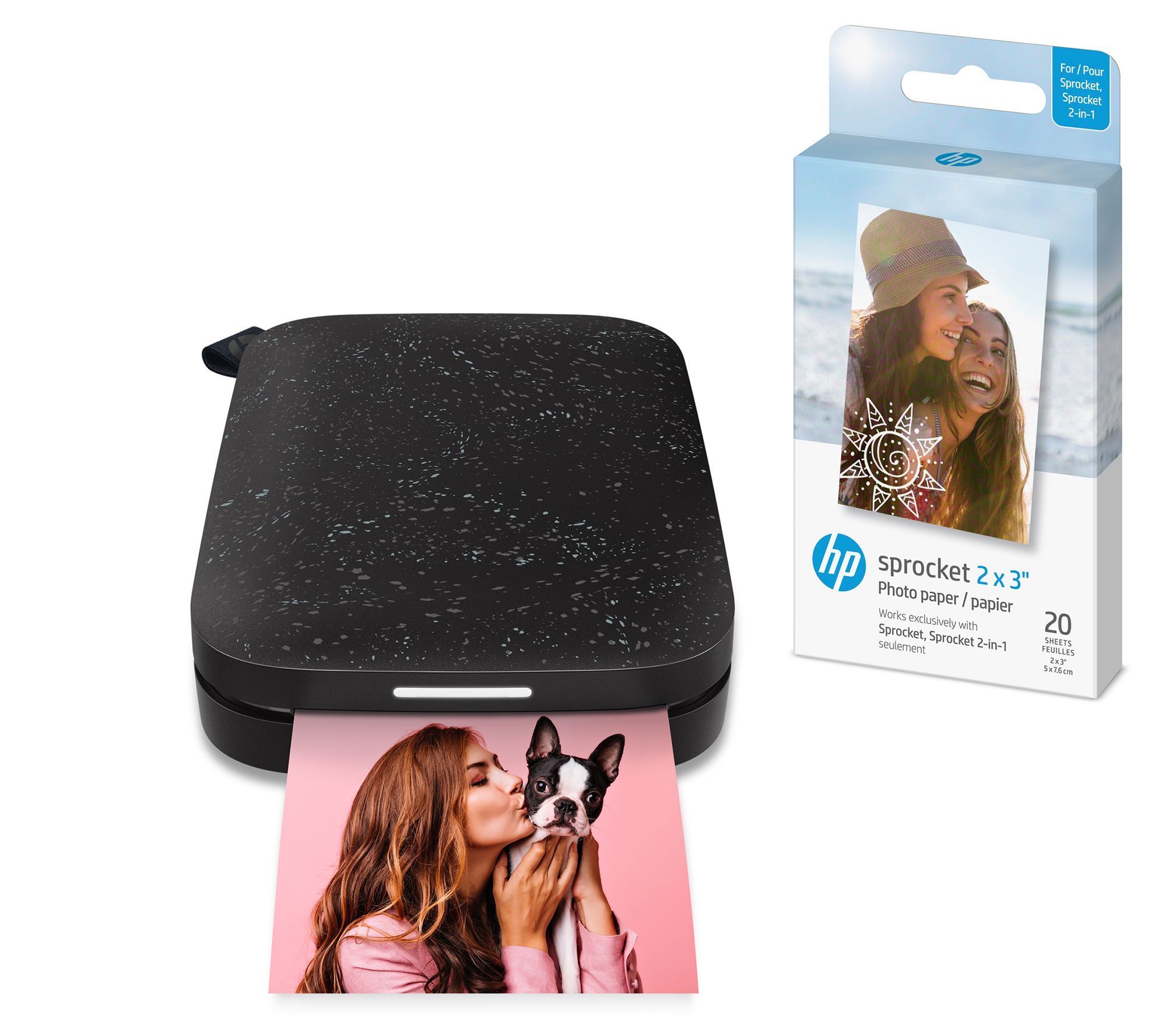 1x HP/Canon Paper Zink Sticky-backed 2x3 Photo Paper 50 Sheets for Sprocket