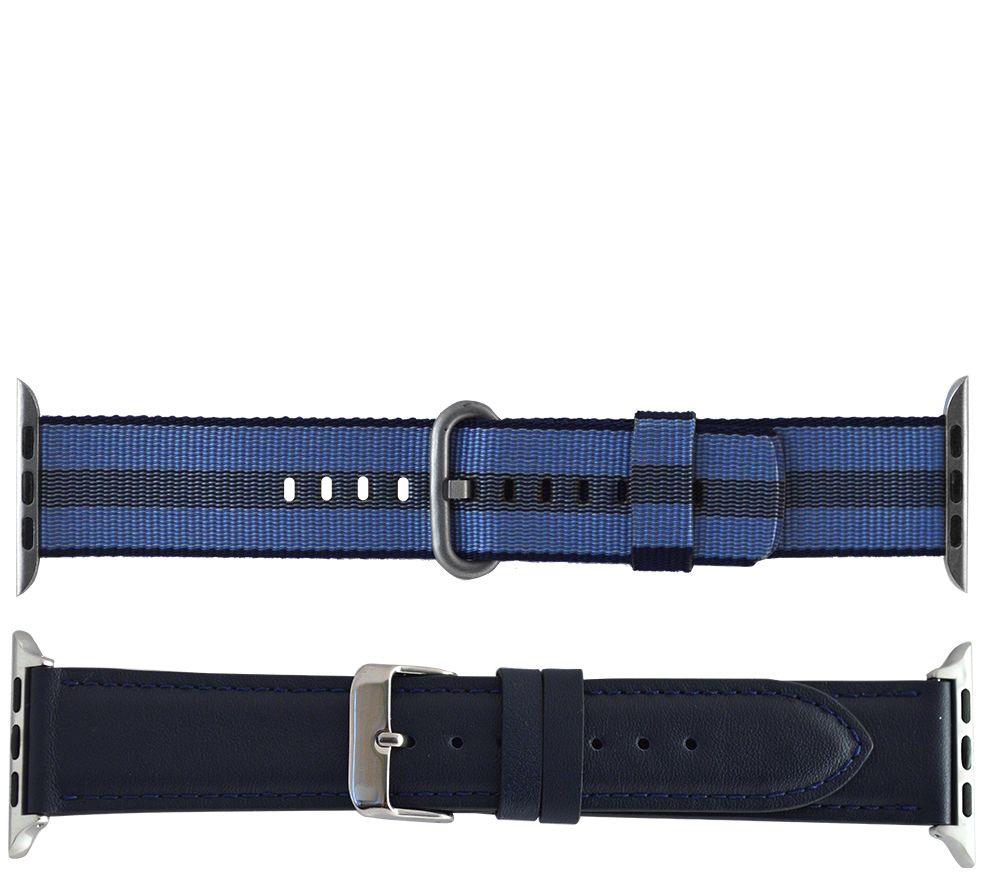 Digital Basics Apple Watch 38/40mm Nylon and Leather Band