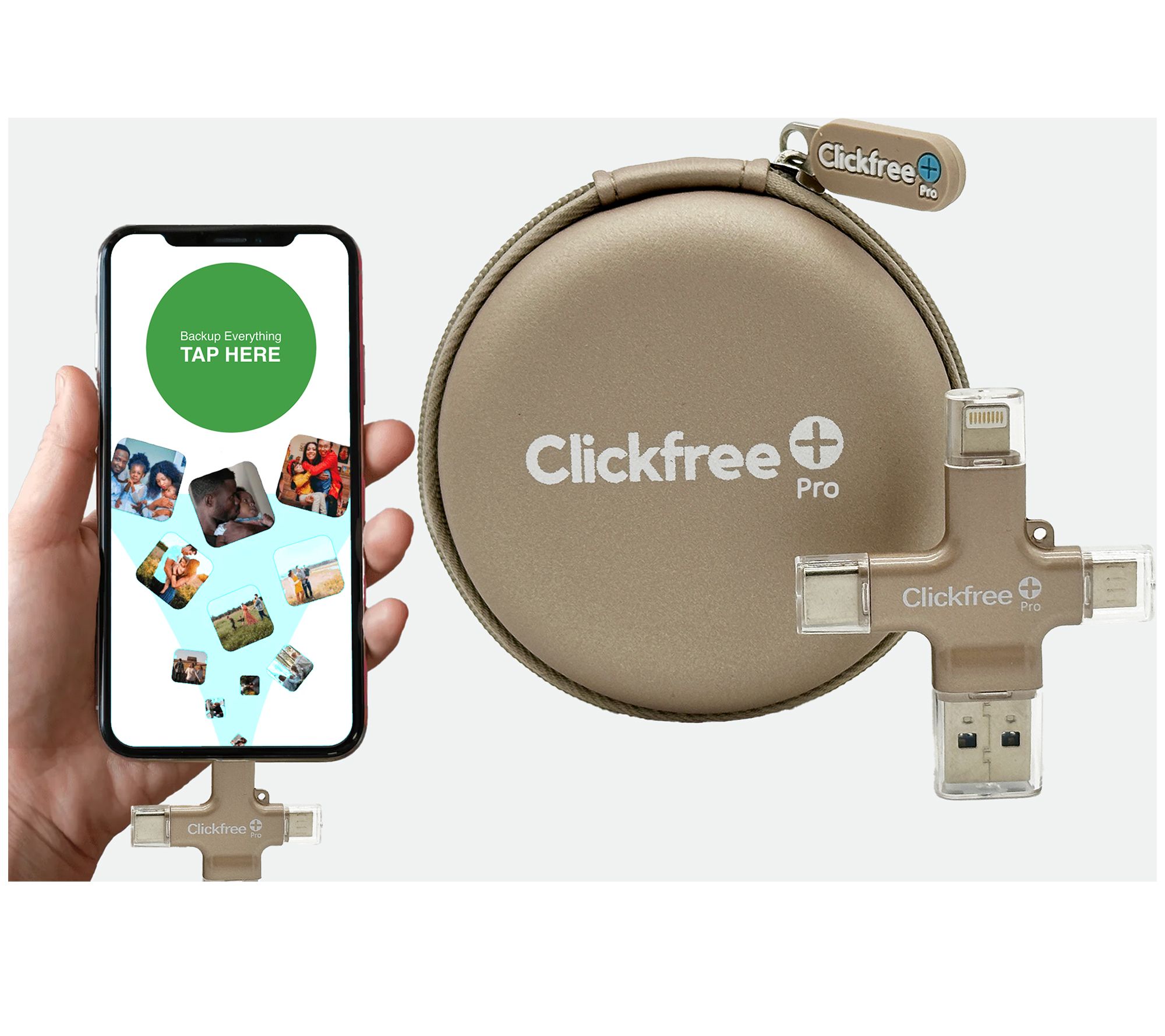 Clickfree Pro 100GB Storage Universal Photo & Video Saver