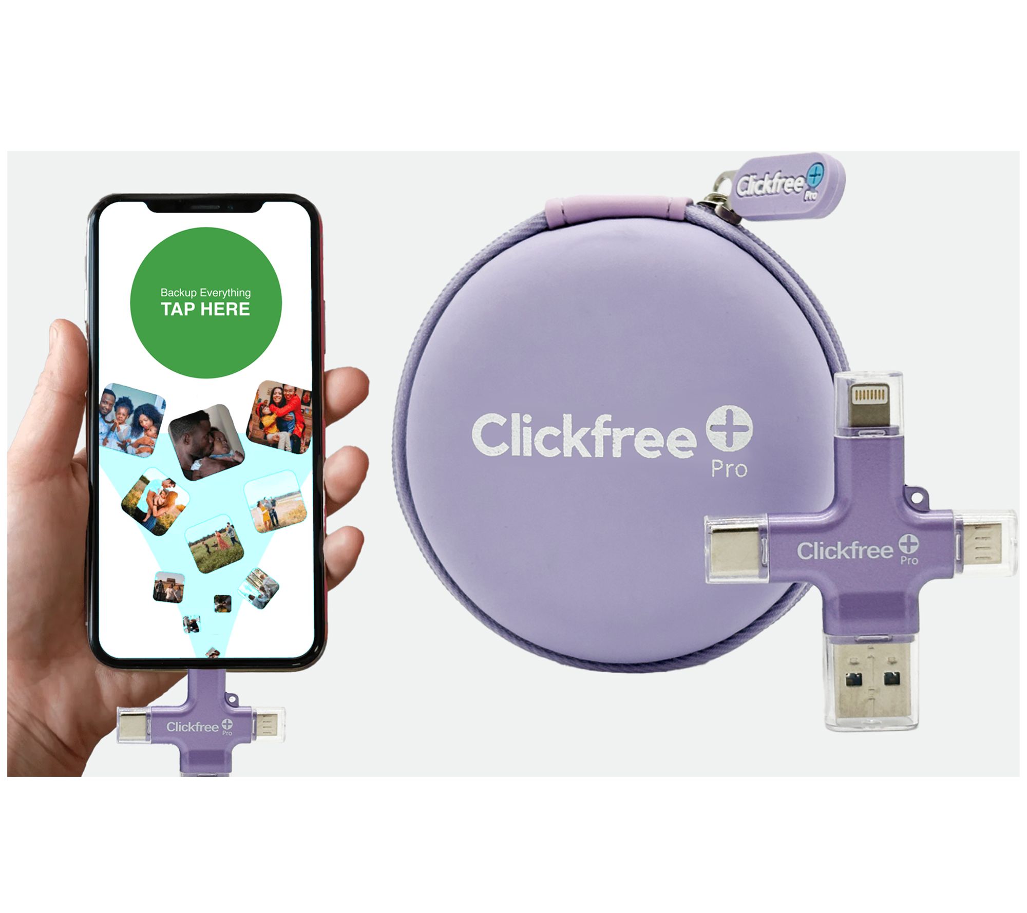 Clickfree Pro 100GB Storage Universal Photo & Video Saver