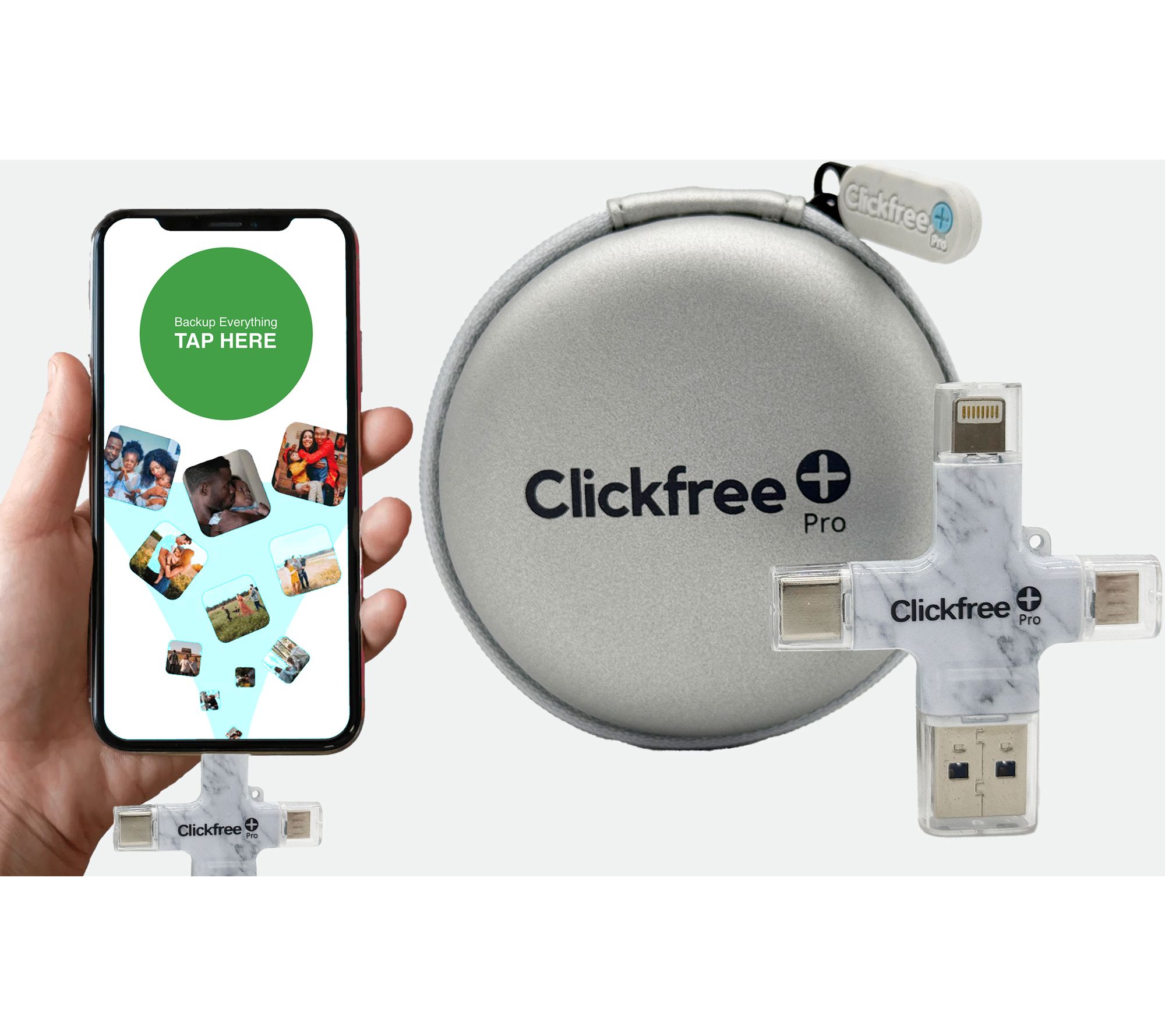 Clickfree Pro 100GB Storage Universal Photo & Video Saver