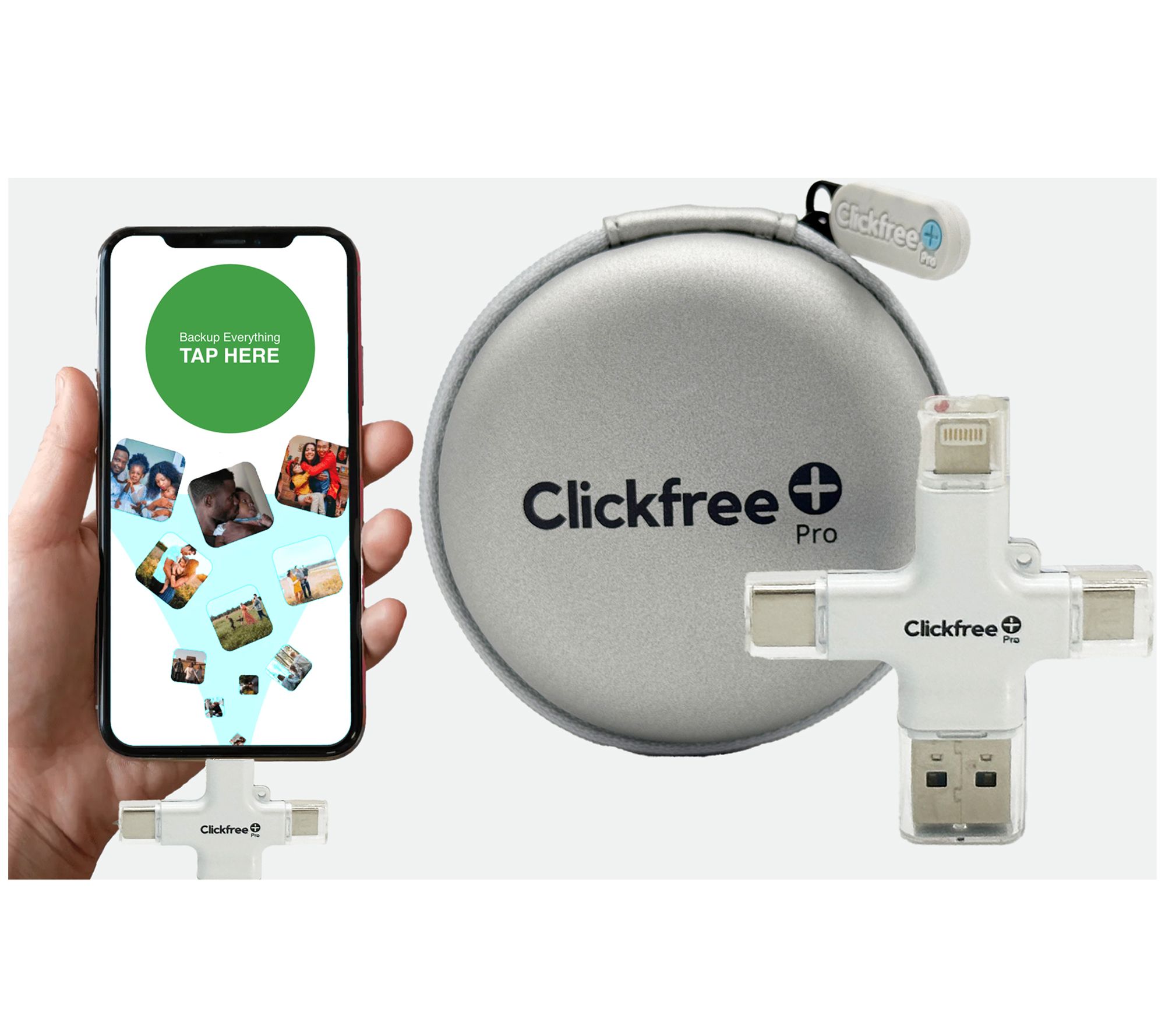 Clickfree Pro 100GB Storage Universal Photo & Video Saver