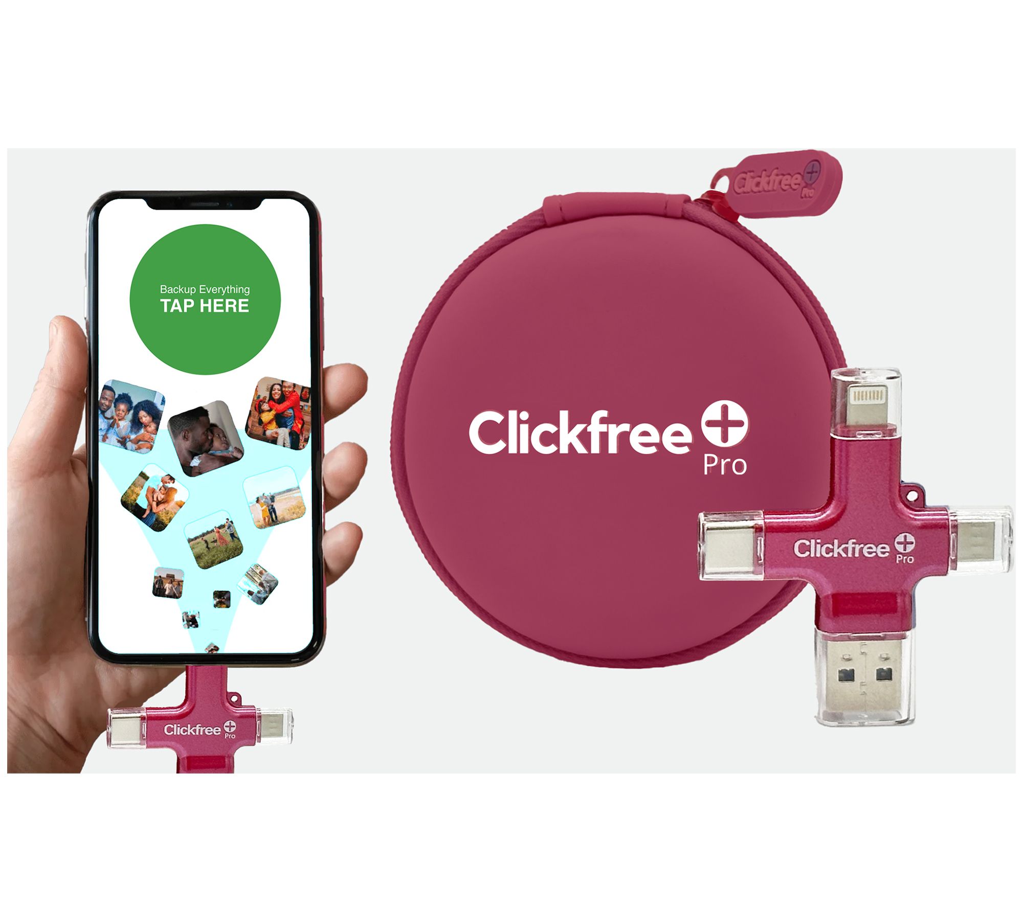 Clickfree Pro 100GB Storage Universal Photo & Video Saver